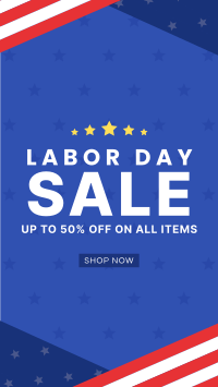 Labor Day Flash Sale Facebook Story Image Preview