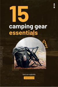 Camping Bag Pinterest Pin