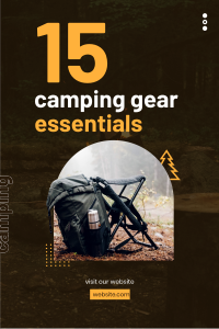 Camping Bag Pinterest Pin Image Preview