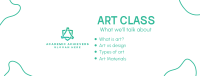 Art Class Discussion Facebook Cover