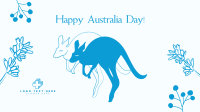 Australia Day Kangaroo Facebook Event Cover