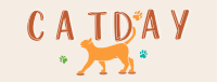Happy Cat Day Facebook Cover