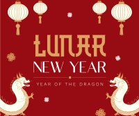 Lucky Lunar New Year Facebook Post