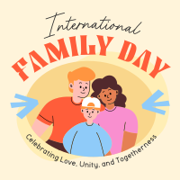 International Family Day Celebration Instagram Post