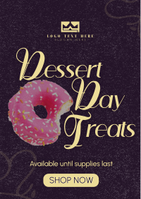 Simple Dessert Day Promo Flyer