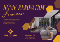 Home Makeover Service Postcard