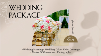 Wedding Flower Bouquet Facebook Event Cover