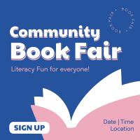Community Book Fair Instagram Post