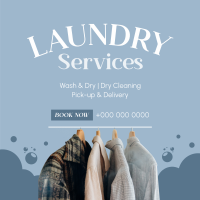 Dry Cleaning Service Instagram Post