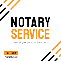 Online Notary Service Instagram Post