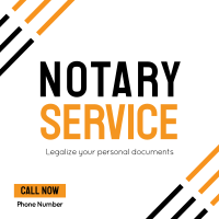 Online Notary Service Instagram Post Image Preview