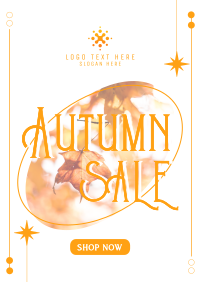 Shop Autumn Sale Poster