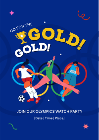 Olympics Watch Party Flyer