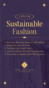 Stylish Chic Sustainable Fashion Tips YouTube Short