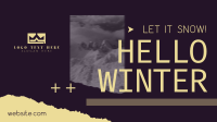 Hello Winter Animation