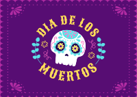 Day of The Dead Postcard