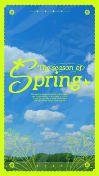 Spring Season Facebook Story