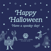 Halloween March Linkedin Post Design