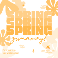 Spring Giveaway Linkedin Post