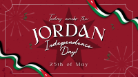 Jordan Independence Ribbon Animation