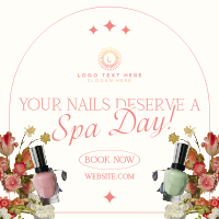 Floral Nail Services Linkedin Post