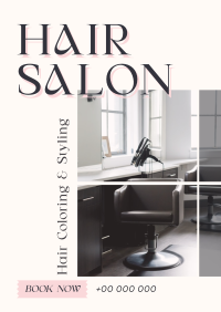 Hair Styling Salon Poster