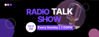 Radio Talk Show Facebook Cover Design