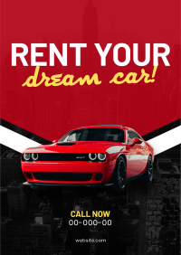 Dream Car Rental Flyer