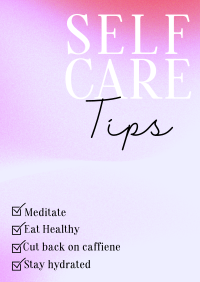 Minimalist Self-Care Flyer