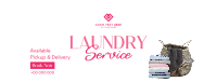 Laundry Delivery Services Facebook Cover