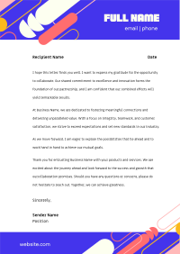 Geometric Corporate Generic  Letterhead Image Preview