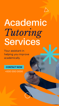 Academic Tutoring Service Instagram Reel Image Preview