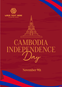 Rise Cambodian Flag Flyer