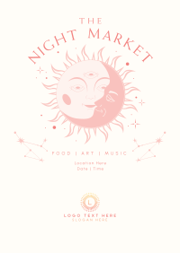 Sun & Moon Market Poster