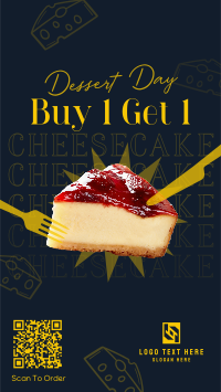 Cheesy Cheesecake Instagram Story