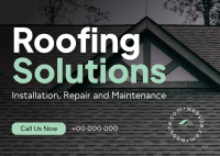 Roofing Solutions Postcard