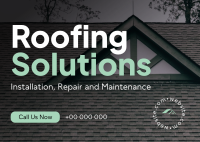 Roofing Solutions Postcard Image Preview