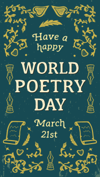 World Poetry Day TikTok Video