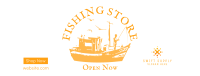 Fishing Store Facebook Cover Image Preview