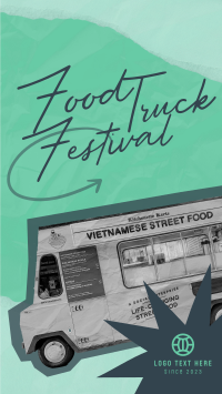 Food Truck Festival Facebook Story