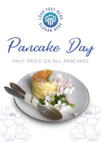 Fancy Pancake Party Poster