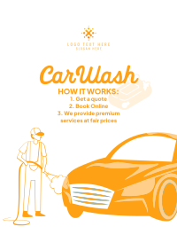 Easy Carwash Booking Poster