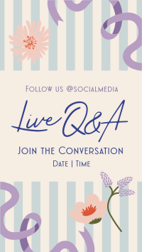 Live Q&A Conversation Instagram Reel