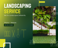 Landscaping Service Facebook Post Design