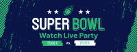 Football Watch Party Facebook Cover Image Preview