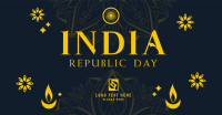 Decorative India Day Facebook Ad