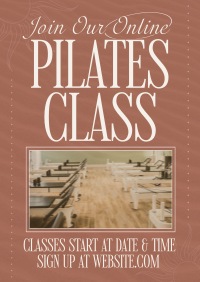 Modern Pilates Session Flyer