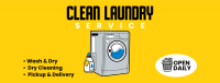 Clean Laundry Wash Facebook Cover