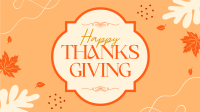 Thanksgiving Generic Greetings Animation