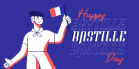 Hey Hey It's Bastille Day Twitter Post